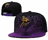 Minnesota Vikings Team Logo Adjustable Hat YD (12),baseball caps,new era cap wholesale,wholesale hats